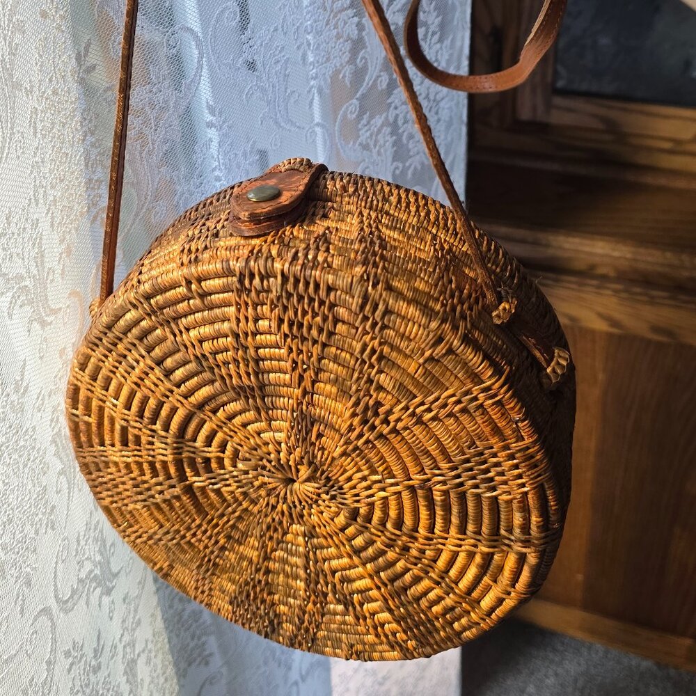 Amerii round rattan bag-Never used
